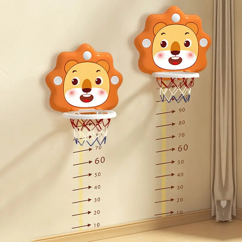 Panier de basket mural pour enfants avec ballon – Jeu sportif intérieur et extérieur