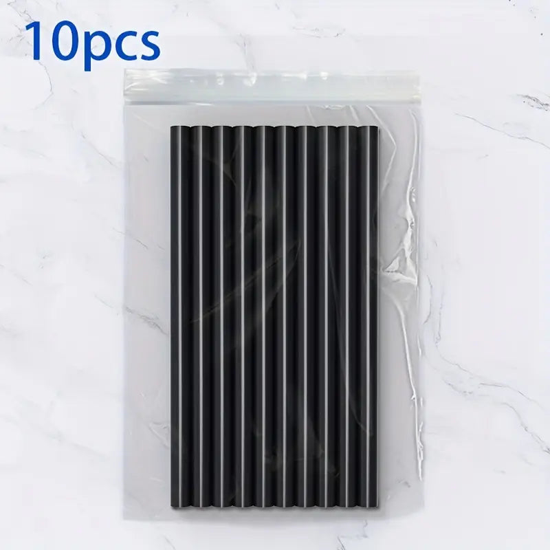 Bâtons de Colle Thermofusible Noire – Forte Adhérence pour Réparations, Assemblages et Travaux de Bricolage