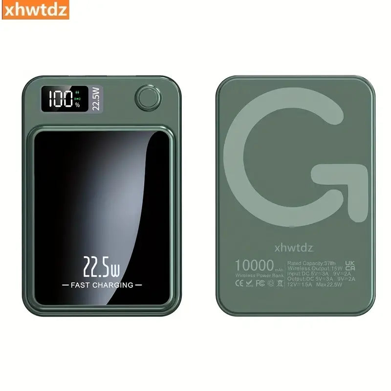 Power Bank 10000mAh avec Écran LED et Charge Rapide 22.5W – Batterie Externe Haute Performance
