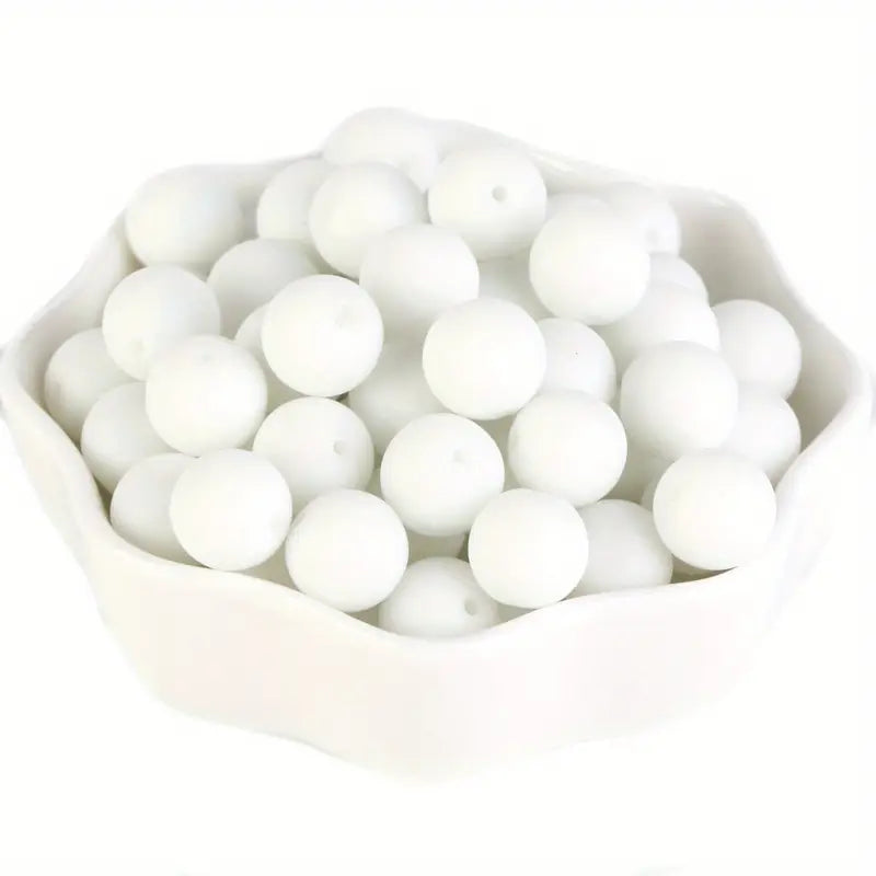 Perles en pierre de lave noire – Pierres précieuses en vrac naturelles pour bijoux, lithothérapie et diffuseur d’huiles essentielles