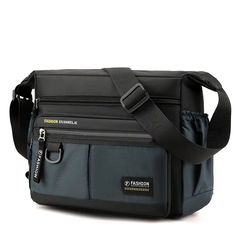 Sac à main homme bandoulière imperméable  Design moderne et poches multiples pour un rangement pratique