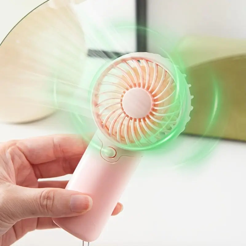 Mini Ventilateur Portable USB – Silencieux, Rechargeable et Léger, Idéal pour l’Été et les Déplacements