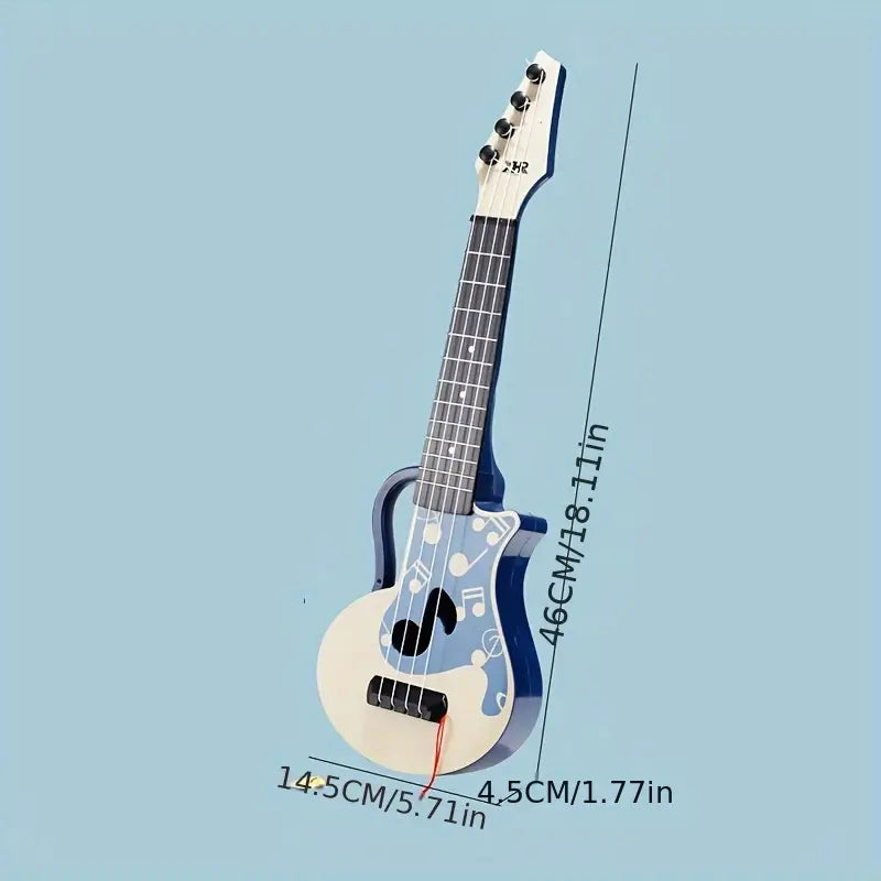 Mini Guitare Jouet Enfant 46 cm – Instrument à Cordes Ludique pour Éveil Musical, Design Coloré & Léger