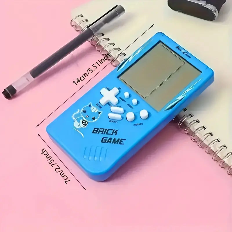 Console de Jeux Vidéo Rétro Brick Game – Jeu Électronique Portable Classique Tetris Enfants & Adultes