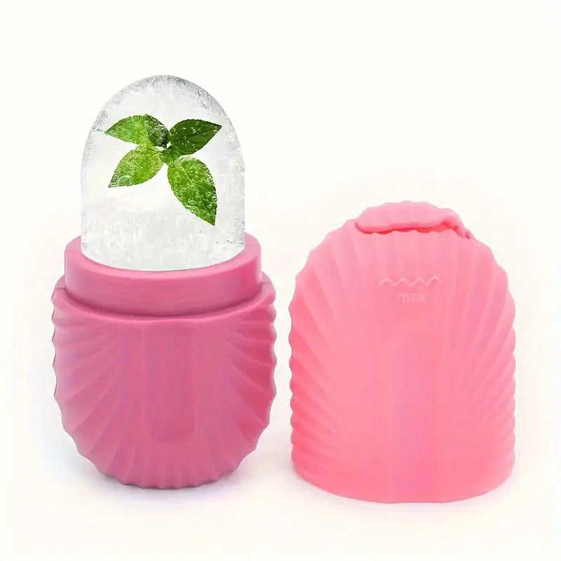 Glaçon Visage Réutilisable – Bâton de Glace Massage Anti-Poches & Teint Éclatant