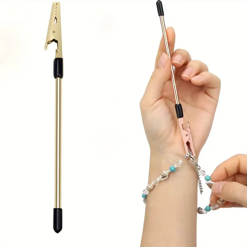 Outil d’Aide à la Fermeture de Bracelets – Pince Pratique pour Création et Pose de Bijoux DIY