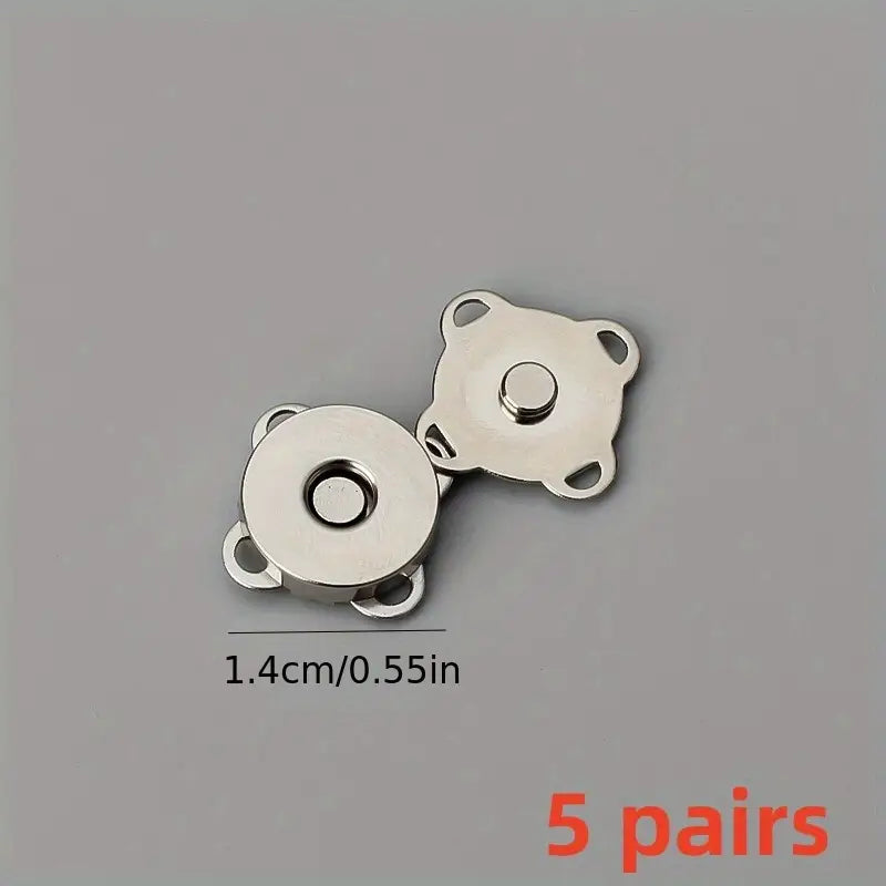 Boutons magnétiques métalliques femme – Fermoirs pratiques pour sacs, vestes et accessoires couture