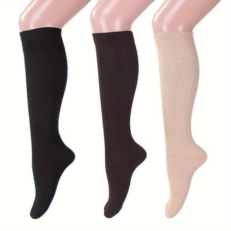 Lot de 3 paires de chaussettes hautes homme – Confort, chaleur et style classique