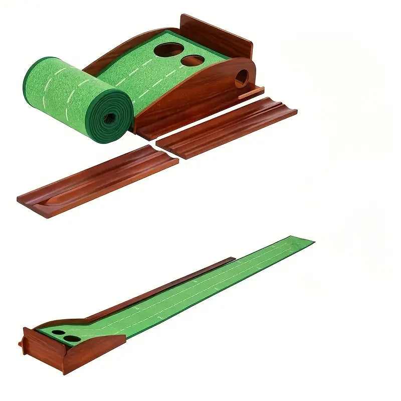 Tapis de putting golf intérieur – Accessoire d’entraînement pratique pour améliorer votre swing