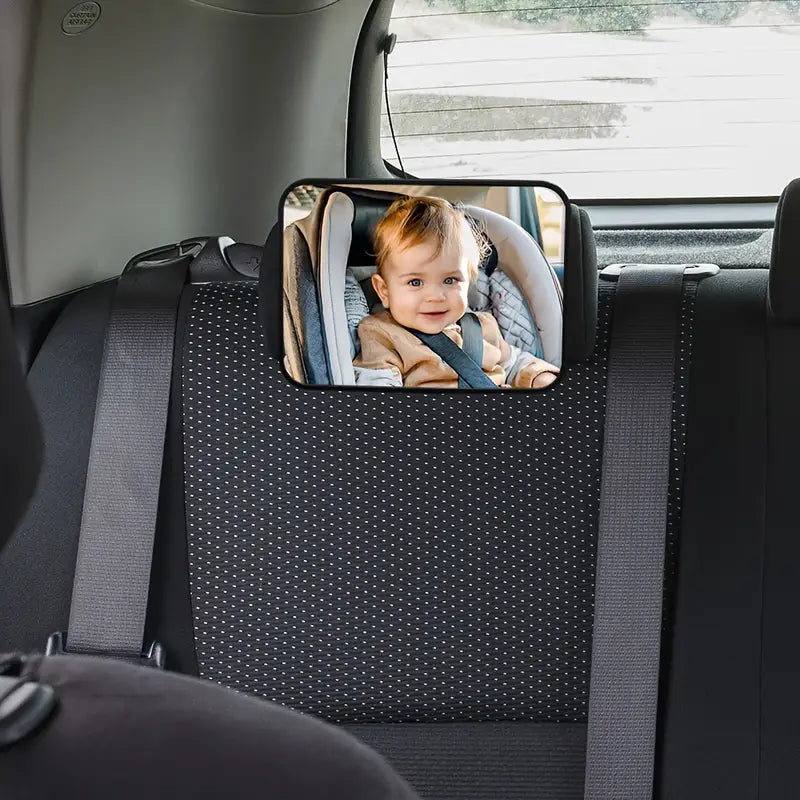Miroir de Voiture Sécurisé pour Siège Auto, Surveillance Facile de Bébé à l’Arrière