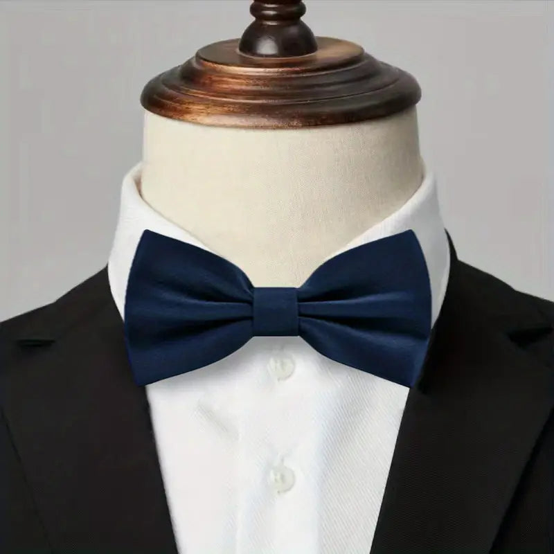 Nœud papillon noir homme – Accessoire élégant pour costume, mariage et soirée chic