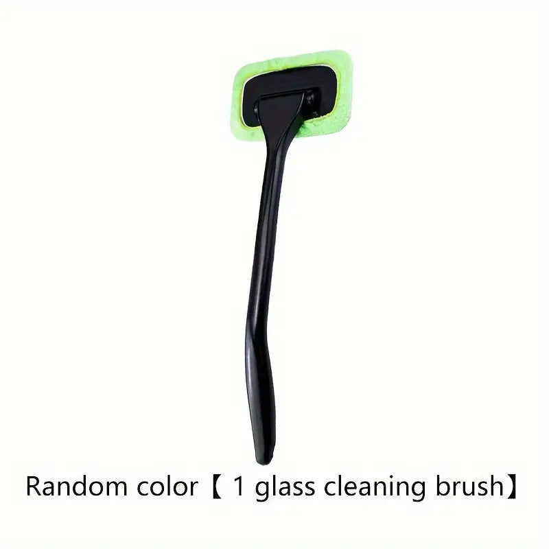 Brosse de Nettoyage Pare-Brise Voiture avec Manche Long et Chiffon Microfibre
