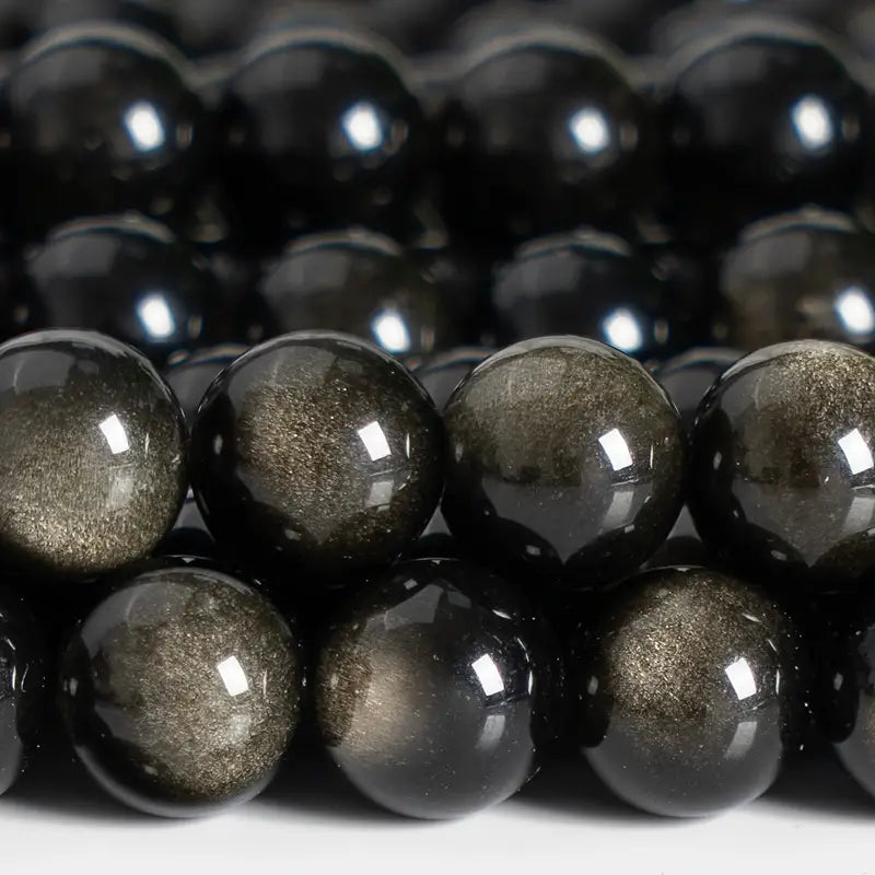 Perles rondes en pierres précieuses naturelles – Pierres en vrac multicolores pour création de bijoux et lithothérapie