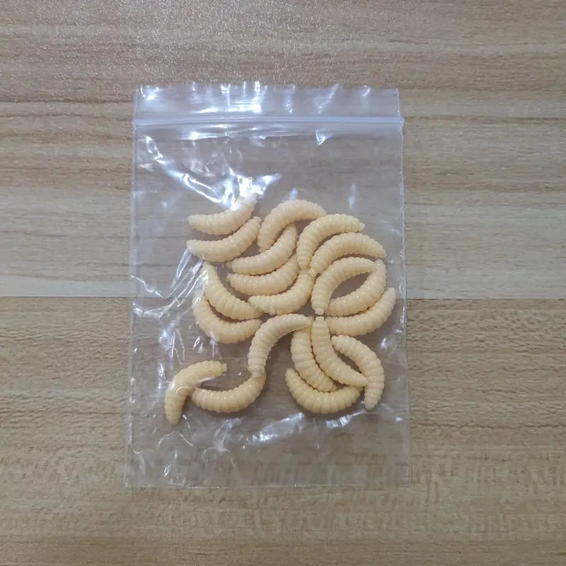 Appâts artificiels imitation asticots – Leurres souples réalistes pour pêche en eau douce et carnassier