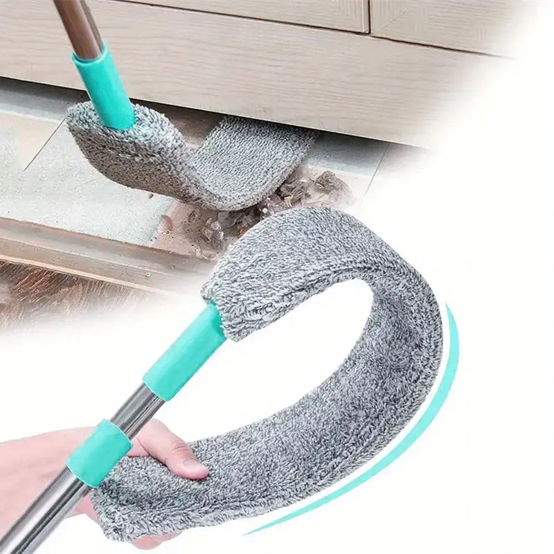 Balai Flexible Microfibre pour Recoins – Nettoyage Facile sous les Meubles, Lits et Endroits Inaccessibles