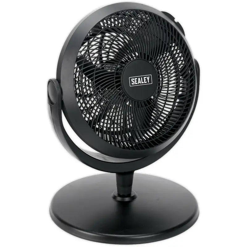 Ventilateur de table Sealey – Compact, silencieux et puissant, 3 vitesses réglables pour maison et bureau