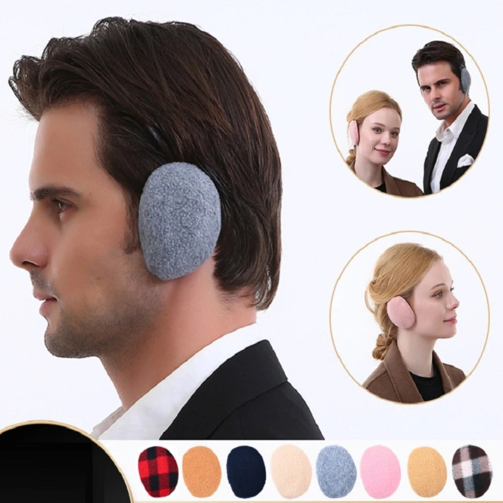 Cache-Oreilles Homme Pliable et Léger – Design Unisexe, Chaud et Confortable pour Hiver et Extérieur
