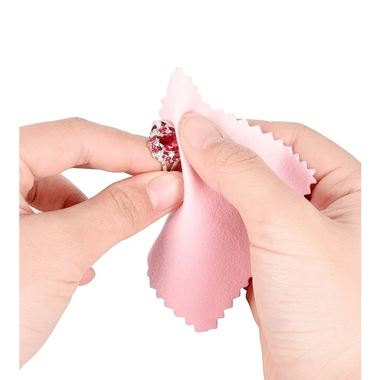 Lot de Chiffons en Microfibre pour Bijoux – Lingettes Douces Antirayures pour Nettoyage et Polissage Précis