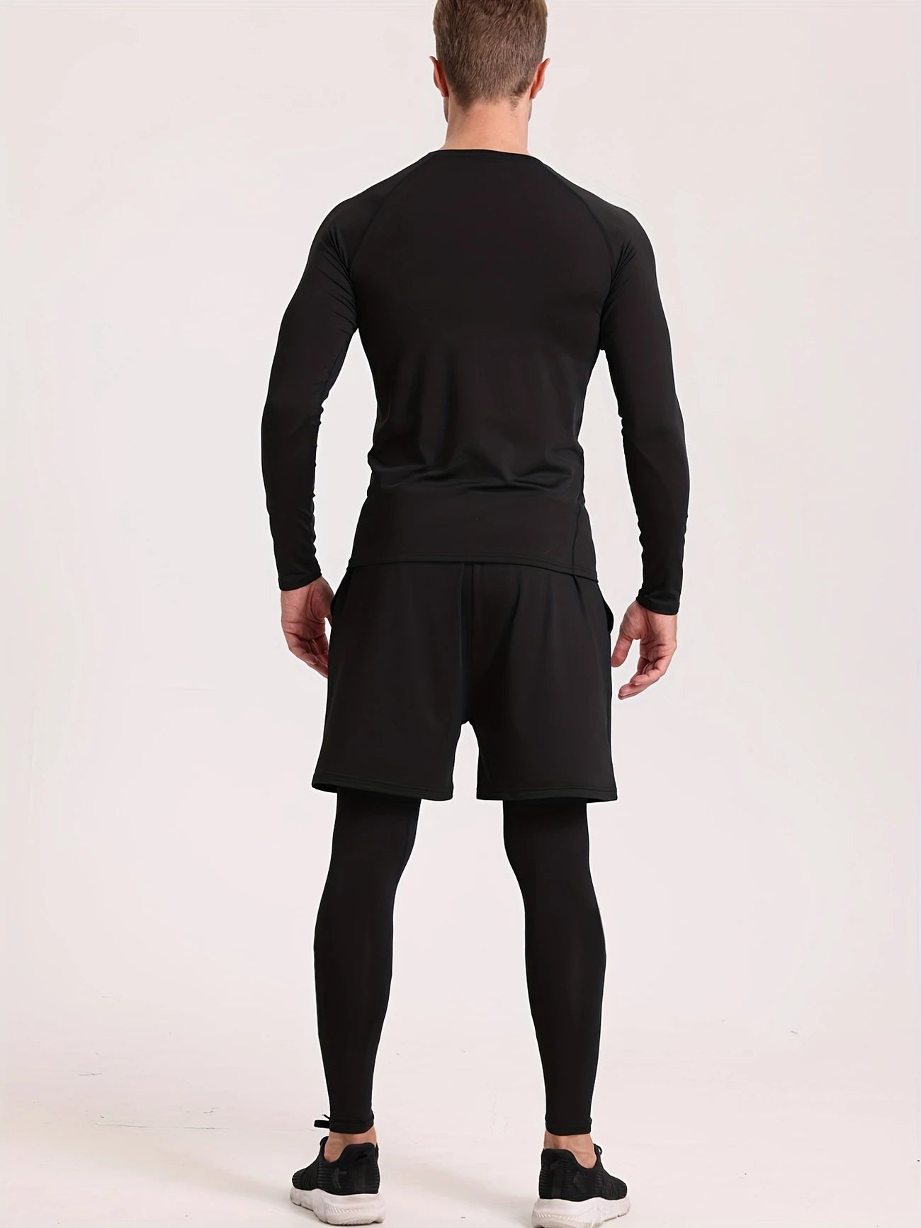 Tee-Shirt Thermique Homme Manches Longues – Sous-vêtement Technique Respirant pour Hiver & Sport