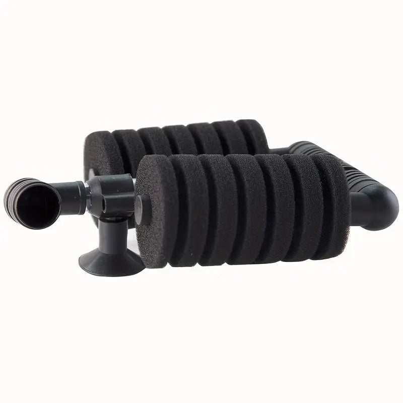 Filtre Éponge Double pour Aquarium – Filtration Silencieuse et Biologique pour Poissons et Crevettes