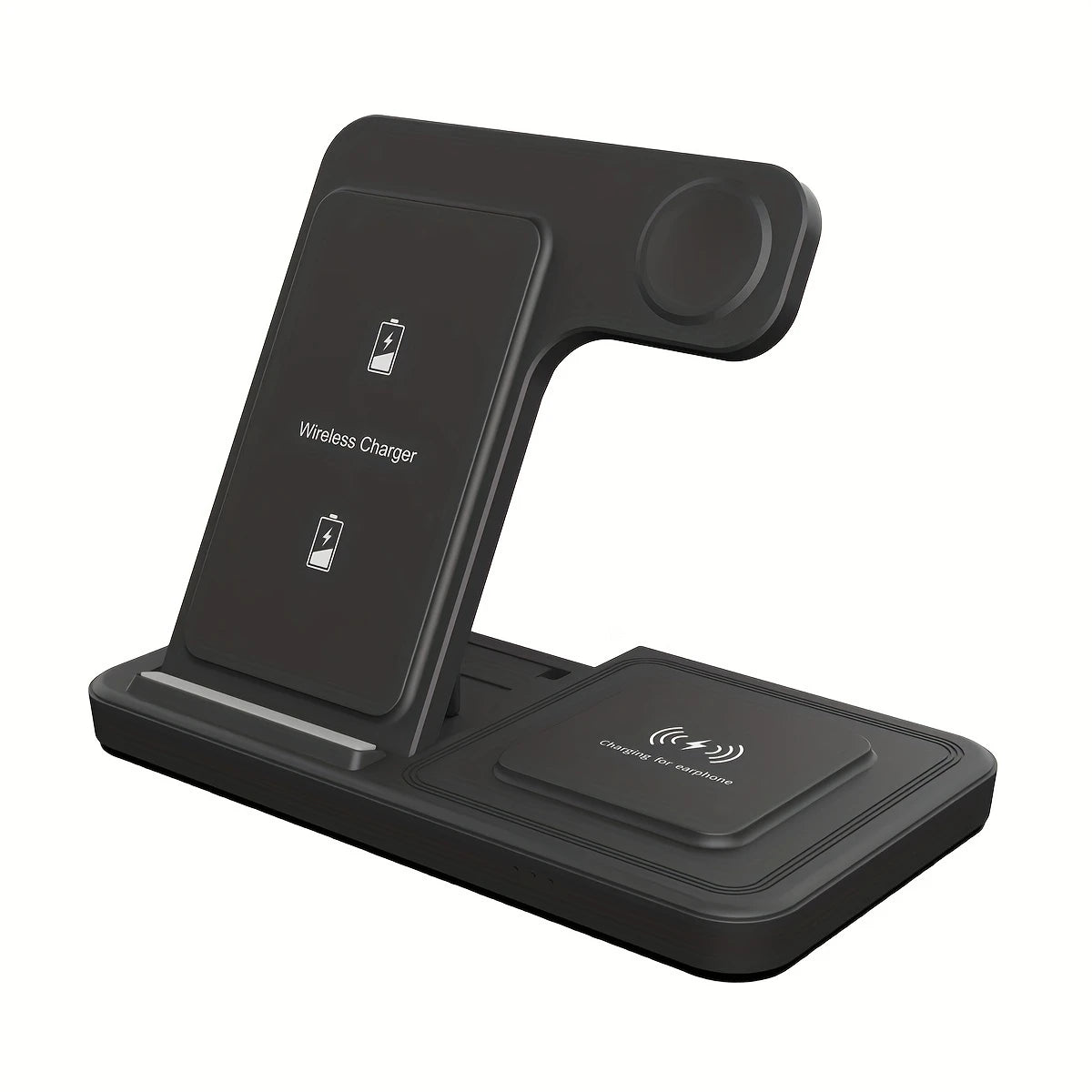 Station de Charge Sans Fil 3 en 1 TIMESS – Chargeur iPhone, Apple Watch et AirPods avec Indicateur LED