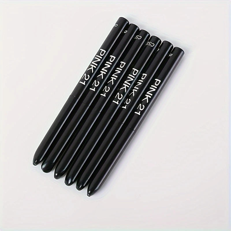 Crayon Eyeliner Noir Retractable PINK 21 – Longue Tenue, Application Précise et Facile