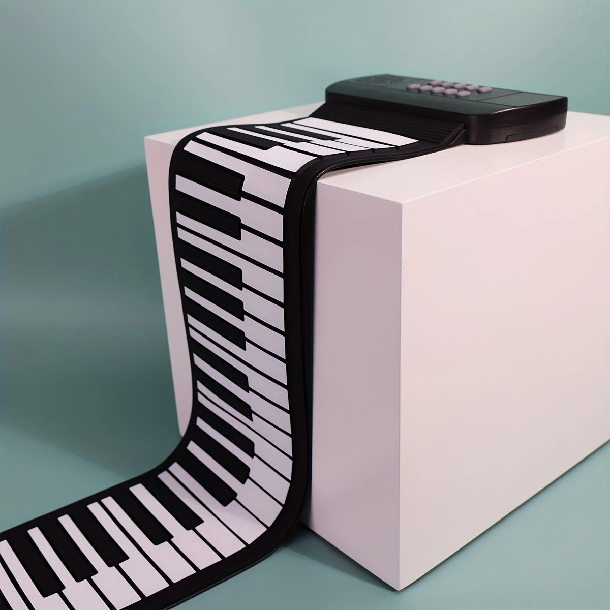 Piano électronique portable en silicone – Clavier pliable 49 touches pour débutants et enfants