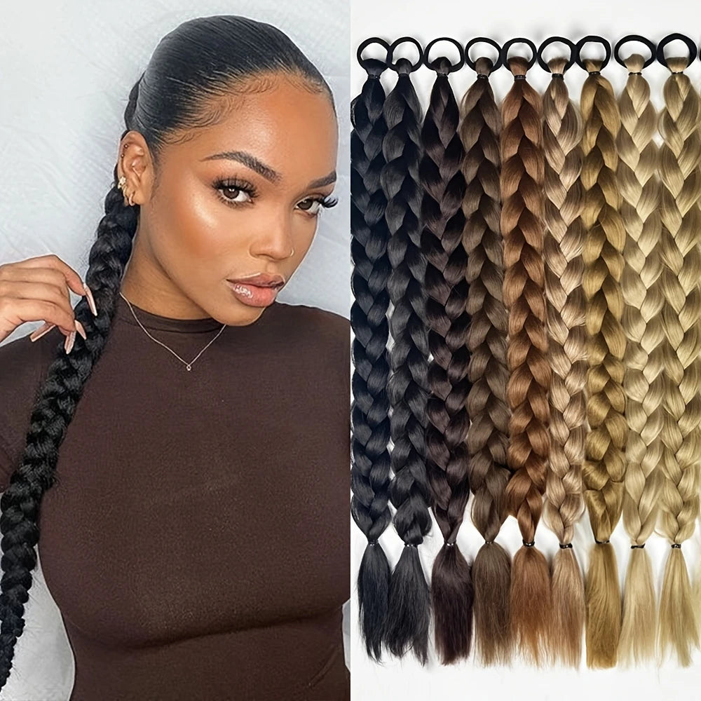 Tresse Postiche XL – Extension Cheveux à Clipser pour Look Glamour et Coiffure Express