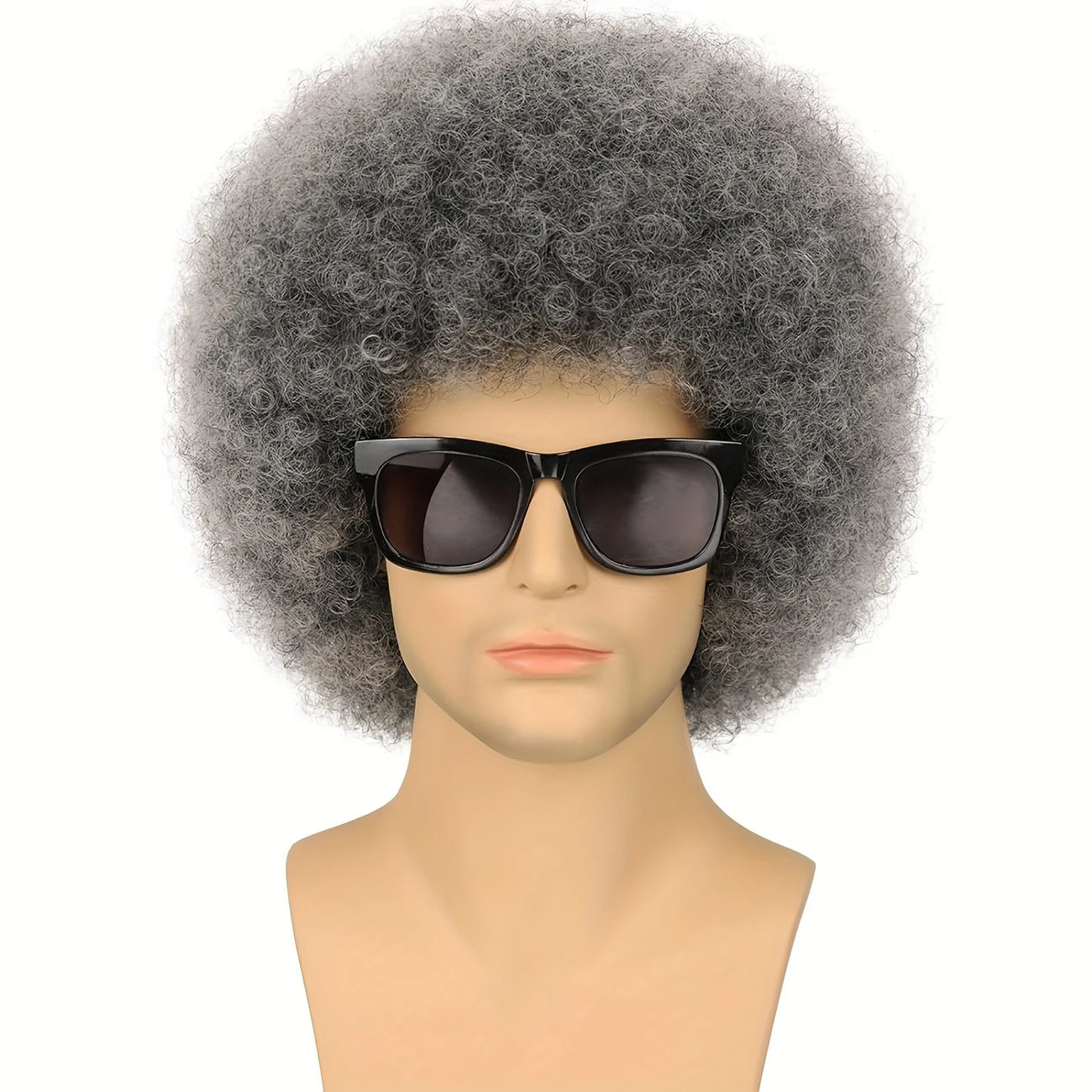 Perruque Afro Homme Volumineuse – Look Vintage Années 70 pour Déguisement, Disco ou Carnaval