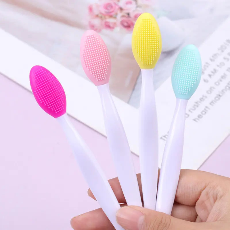 Brosse Exfoliante pour Lèvres en Silicone – Douce et Efficace pour Gommage, Hydratation et Soins du Visage