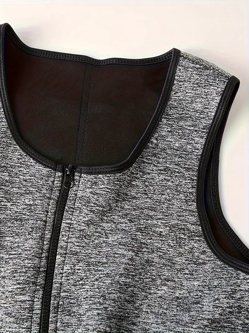Gilet Sculptant Homme - Débardeur de Compression Ventre Plat & Maintien Dorsal