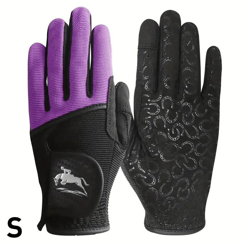 Gants d'Équitation Antidérapants – Confort et Grip pour Cavalier, Respirants et Résistants, Homme & Femme