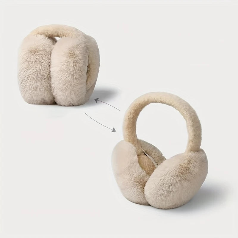 Cache-Oreilles Femme Hiver en Fausse Fourrure – Ultra Doux, Léger et Chaud, Coloris Élégant