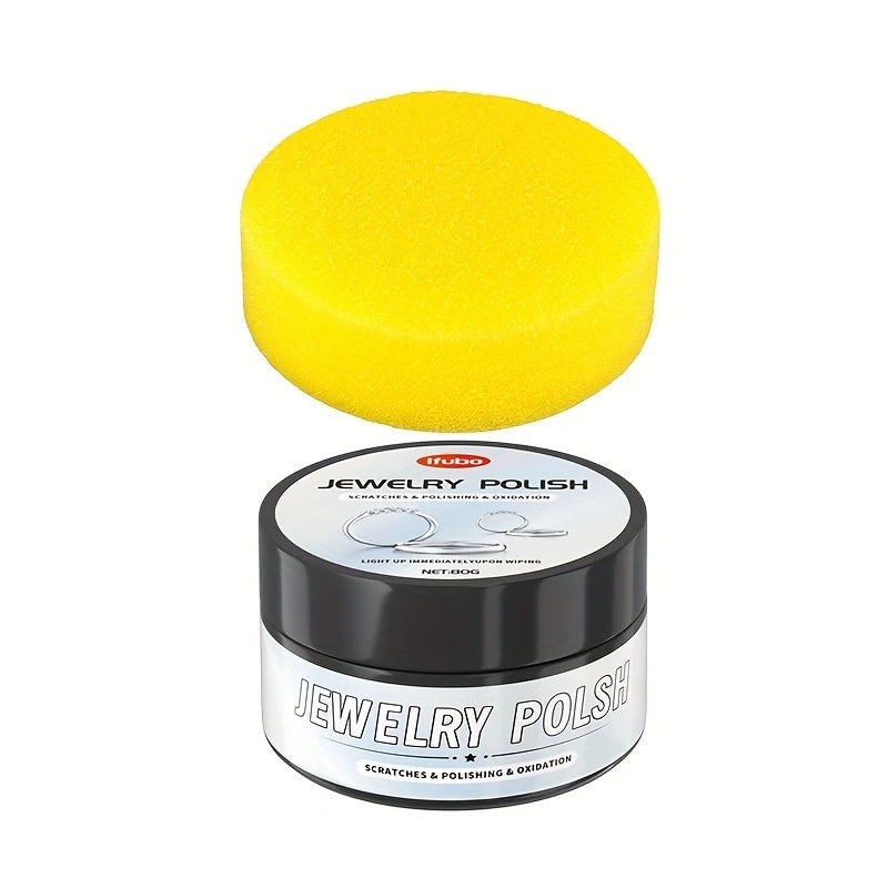 Pâte de Polissage pour Bijoux – 80g, Élimine Rayures & Oxydation, Restaure l'Éclat