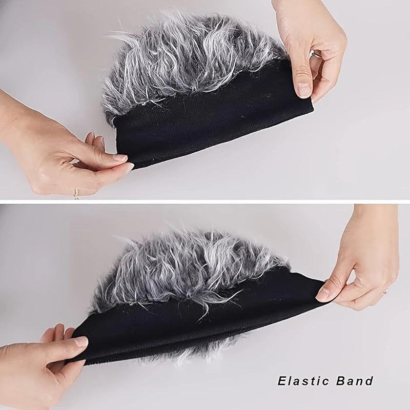 Perruque Bandeau Homme Cheveux Ébouriffés – Look Naturel Effet Volume pour Style Original & Fun