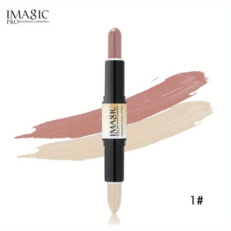 Stick Double Embout Highlighter & Contour – Maquillage Sculptant Zéro Défaut