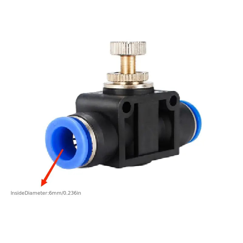 Vanne de Régulation Pneumatique avec Raccords Rapides – Contrôle de Débit d’Air pour Systèmes Industriels