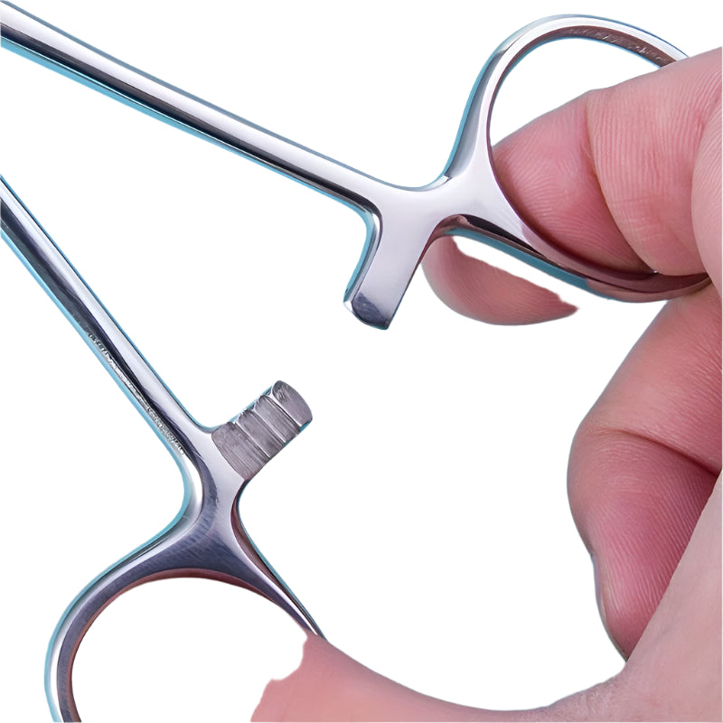 Pince Clamp à Billes 3, 4 et 5 mm pour Piercing – Outil de Précision en Acier Inoxydable pour Tatoueurs