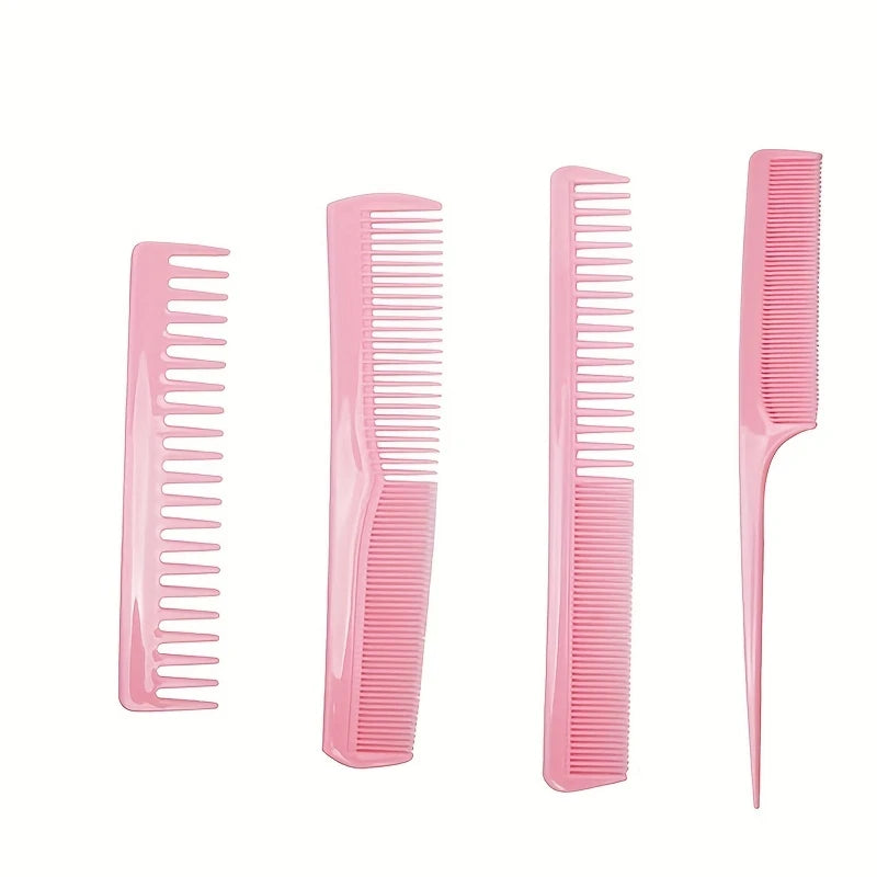 Lot de 8 Peignes Professionnels de Coiffure – Antistatiques, Résistants à la Chaleur, Idéal Salon ou Maison