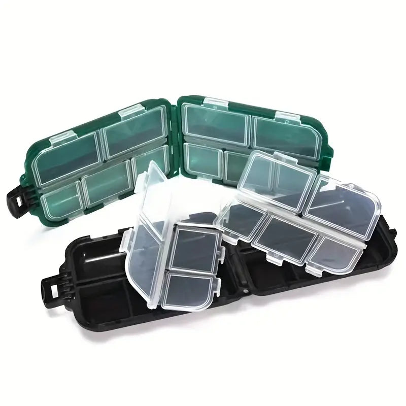 Boîte de rangement pour pêche – Boîte à compartiments étanches pour leurres, hameçons et accessoires