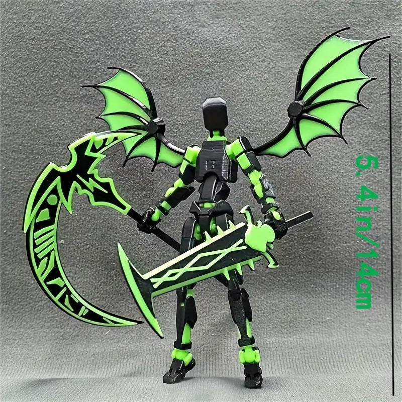 Figurine articulée guerrier avec armes interchangeables – Ensemble de jeu combat et accessoires