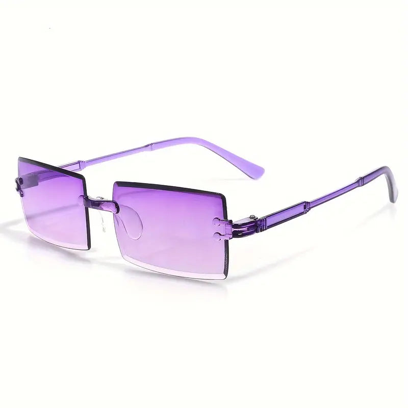 Lunettes de soleil enfants carrées bleues – Style moderne et protection UV tendance