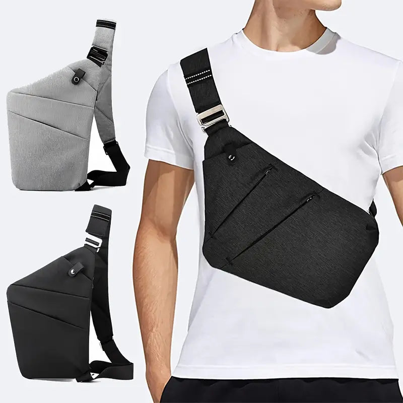 Sac Bandoulière Homme Antivol Design Moderne – Sacoche Épaule Compacte et Ergonomique pour Voyage, Travail et Quotidien