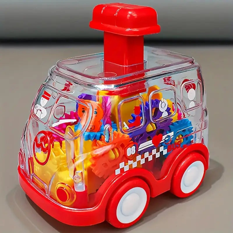 Voiture Éducative à Engrenages Colorés – Jouet d’Éveil Interactif et Ludique pour Bébé