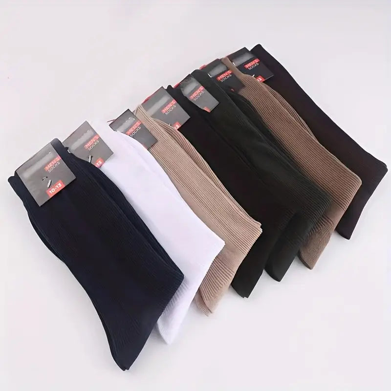 Lot de 4 paires de chaussettes homme classiques – Confortables, résistantes et élégantes, couleurs assorties