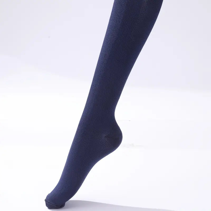 Chaussettes hautes femme noires – Confort, style classique et maintien au quotidien