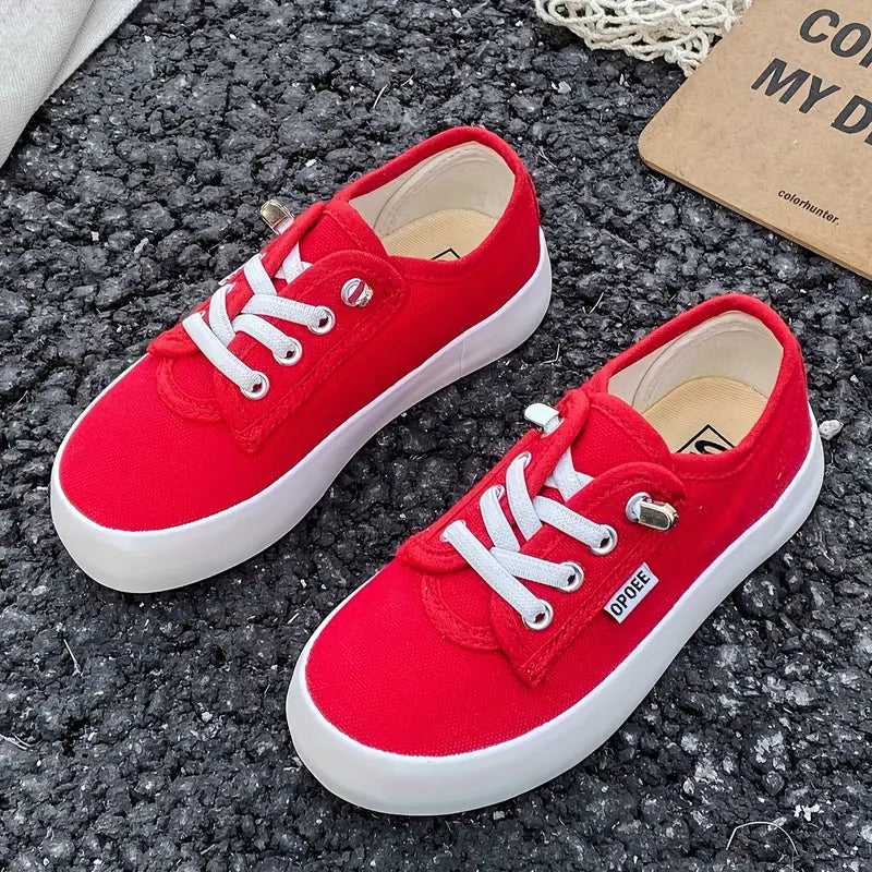 Baskets fille léopard – Chaussures de sport tendance en toile respirante avec semelle antidérapante