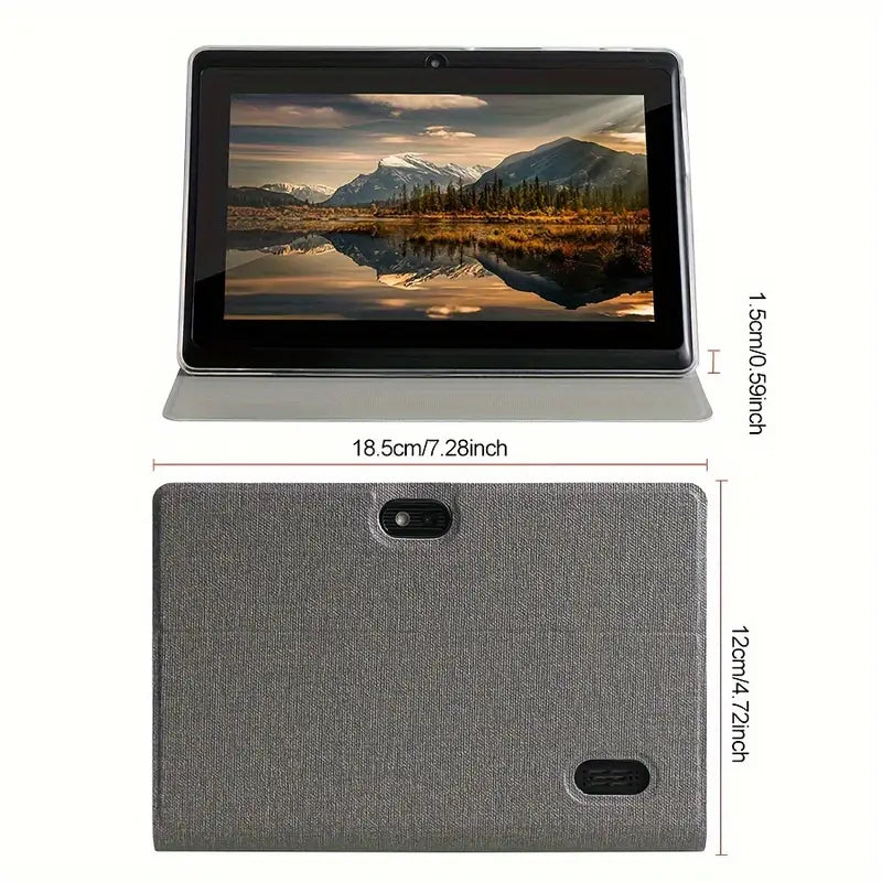 Tablette Tactile 7 Pouces avec Housse de Protection – Écran HD pour Jeux Vidéo, Films et Applications