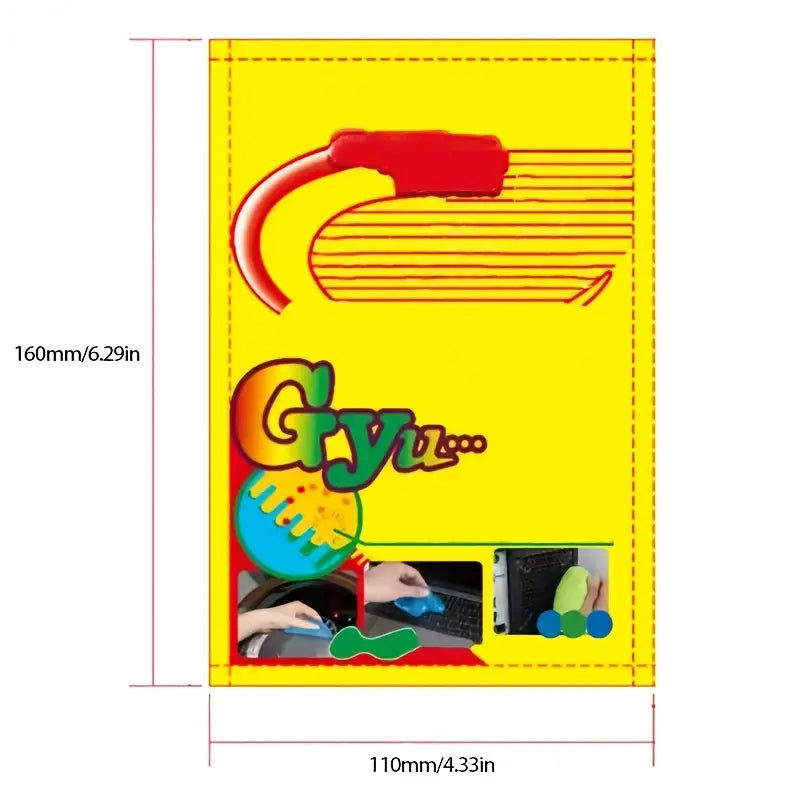 Gel nettoyant multi-usages voiture – Pâte de nettoyage pour clavier, aérations et accessoires intérieurs