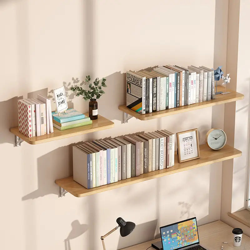 Bureau Mural Rabattable en Bois – Table Pliante Gain de Place pour Bureau ou Cuisine